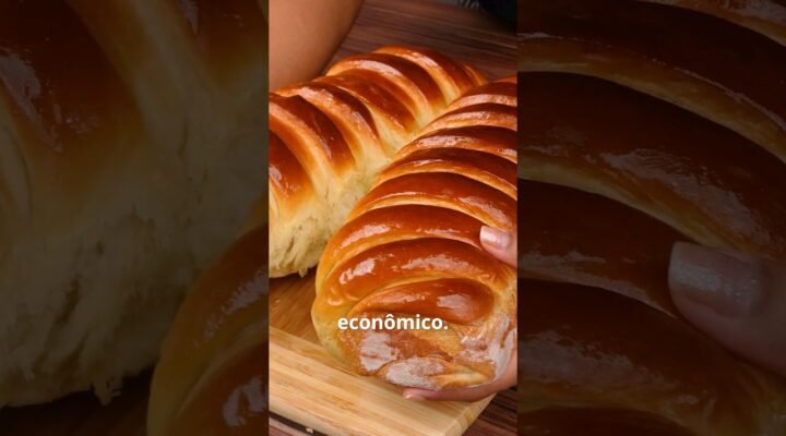 PÃO CASEIRO. #shorts #receita #receitasimples #receitafácil #pãocaseiro #cafédamanhã