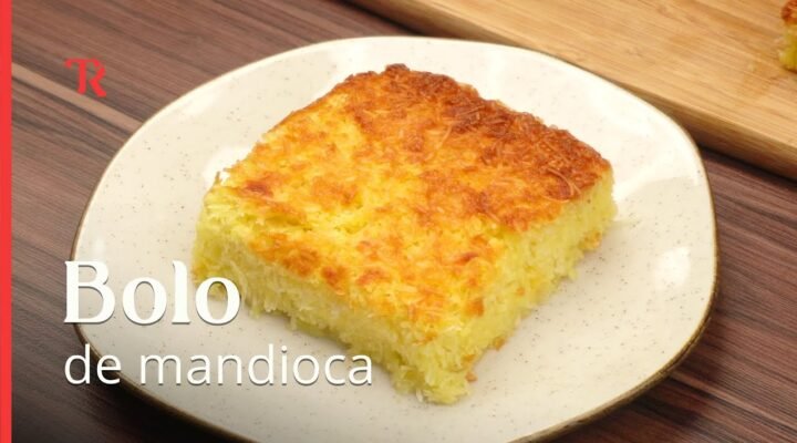 Aprenda a fazer a melhor receita de bolo de mandioca, super fácil e com um sabor incrível!
