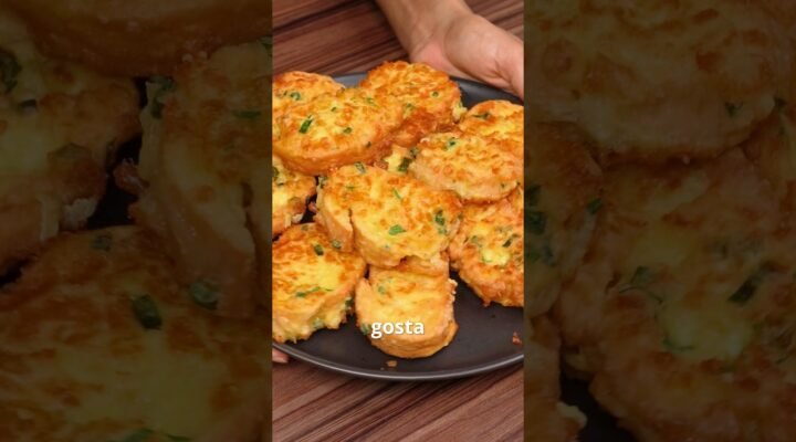 RABANADA SALGADA. #shorts #receita #receitasalgada #rabanada #receitasimples #receitafácil