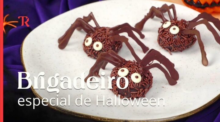 Surpreenda toda a sua família com esse brigadeiro recheado para o Halloween!