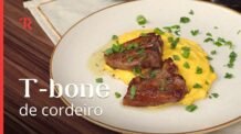 T-Bone de cordeiro com purê de cenoura delicioso e super fácil de fazer!