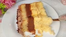 Receitas Deliciosas BOLO DE CHOCOLATE COM MARACUJÁ GELADO – 5° vídeo da série de Bolos Gelados