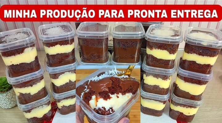 OS 3 SABORES DE BOLOS DE POTES QUE MAIS VENDO AQUI – MINHA PRODUÇÃO PARA PRONTA ENTREGA
