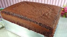 Receitas Deliciosas MASSA DE CHOCOLATE GRANDE SUPER FOFINHA – MASSA DE CHOCOLATE PARA UM BOLO DE MAIS DE 6 KILOS